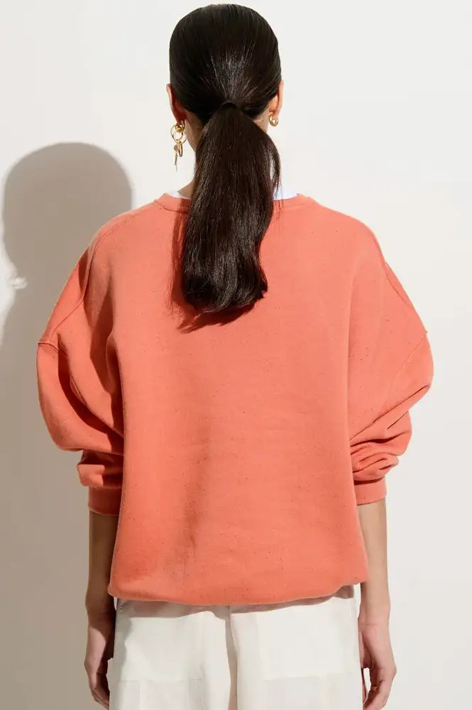 Sessùn Chebbi Guava Oversized Sweatshirt