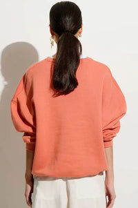 Sessùn Chebbi Guava Oversized Sweatshirt