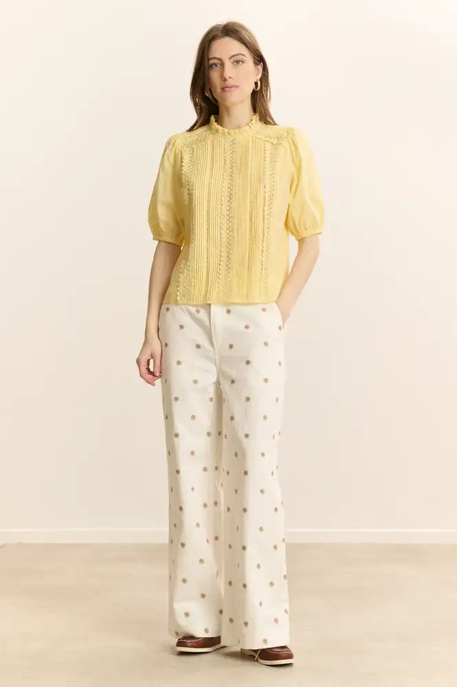 Garance Cerena Yellow Blouse - The Mercantile London