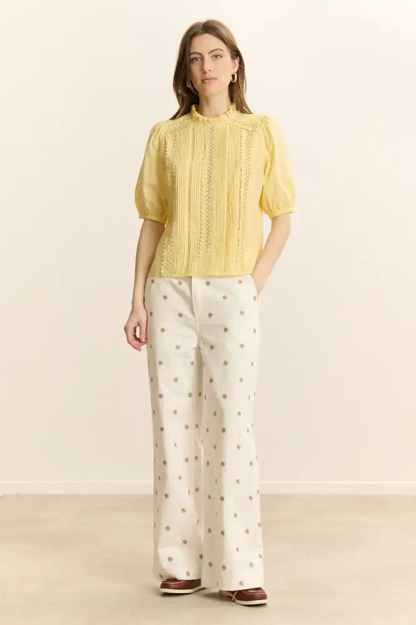 Garance Cerena Yellow Blouse - The Mercantile London