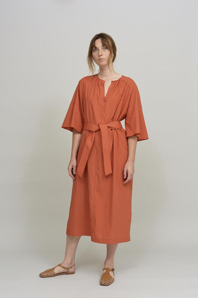 Cus Bell Sleeve Rouge Dress - The Mercantile London