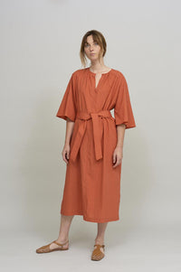 Cus Bell Sleeve Rouge Dress - The Mercantile London