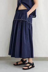 Diarte Bola Navy Skirt - The Mercantile London