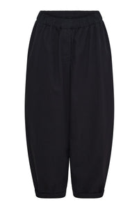 Anne Mi Flora Black Barrel Trouser