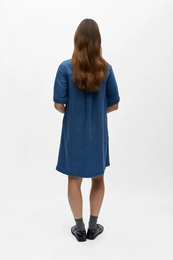 Object Frame Medium Blue Denim Dress - The Mercantile London