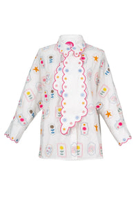 Celia B Doriel White Shirt
