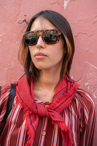 AFA Collective 70's Navigator Tortoiseshell Sunglasses