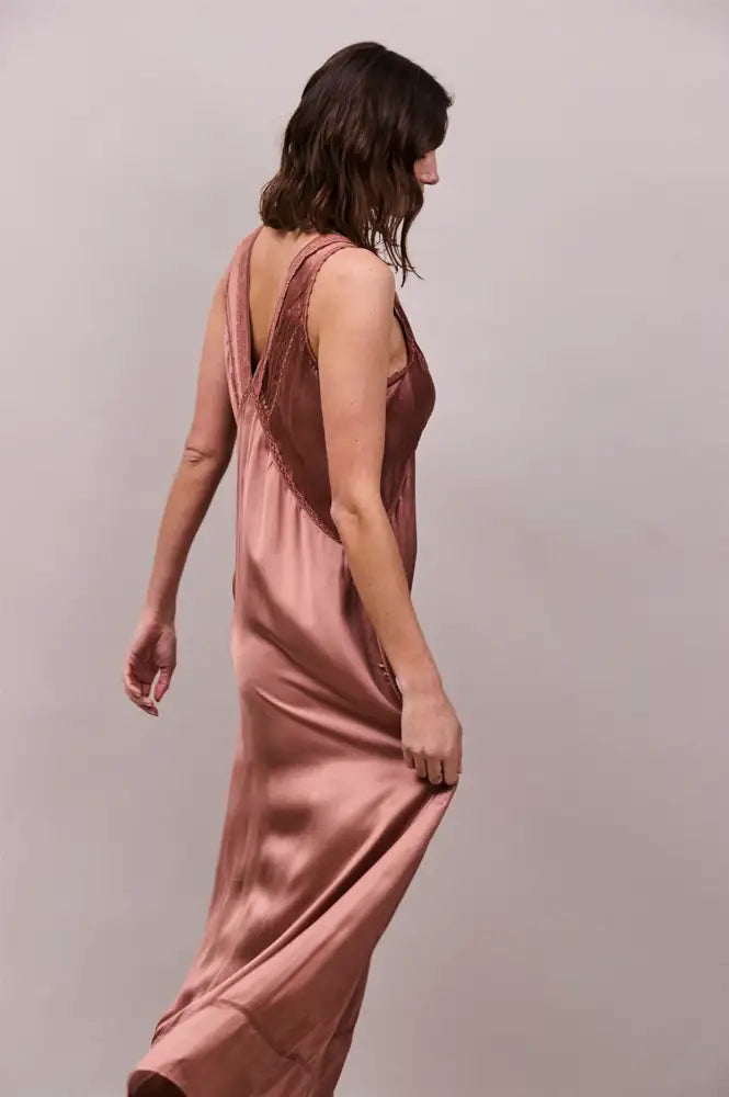 Faune Primrose Sandalwood Slip Dress - The Mercantile London