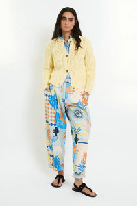 Sophie + Lucie Mar Beach Blue Trousers - The Mercantile London