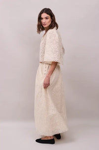 Faune Jean Oyster Lace Skirt - The Mercantile London