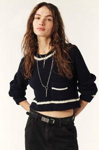 Ba&sh Bota Blue Pullover - The Mercantile London