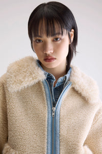 Bellerose Jakarta Mineral Shearling Jacket - The Mercantile London