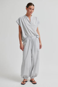 Second Female Sarisa Cashmere Blue Top - The Mercantile London