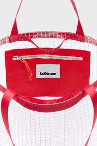 Bellerose Hilyao Red Ripstop Handbag - The Mercantile London