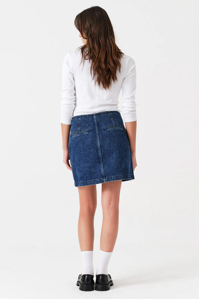 Seventy + Mochi Noah Denim Mini Skirt - The Mercantile London