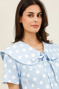 Daphne Lulu Sailor Polka Dot Dress