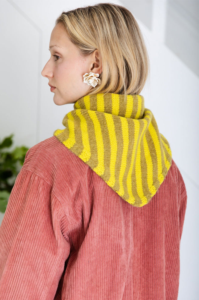 Bonté Elizabeth Pine Yellow Scarf – The Mercantile London