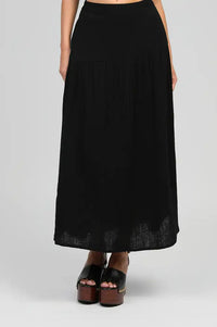 An'ge Ritha Black Maxi Skirt - The Mercantile London