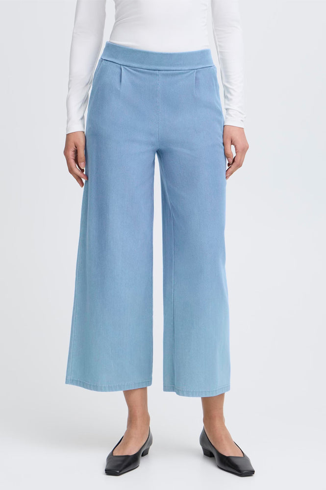 ICHI Kate Denim Trousers - The Mercantile London