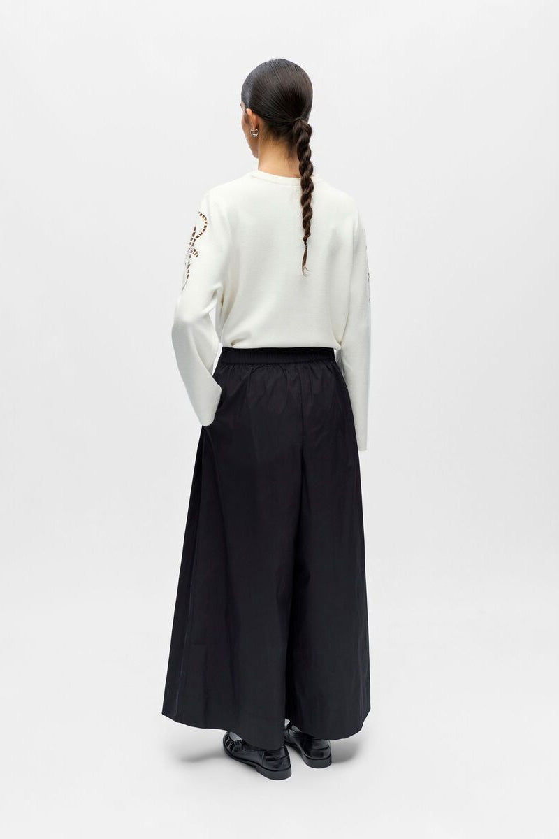 Object Polly Black Box Pleat Culottes