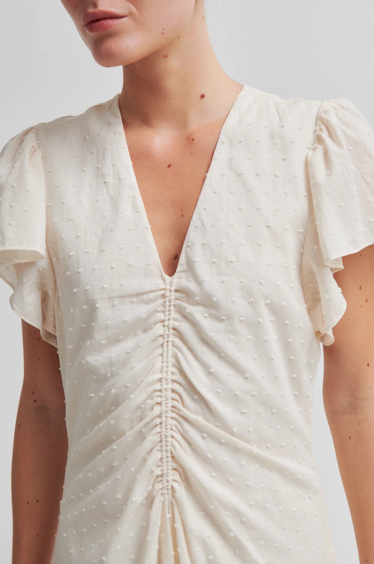 Second Female Celiva Eggnog Dress - The Mercantile London