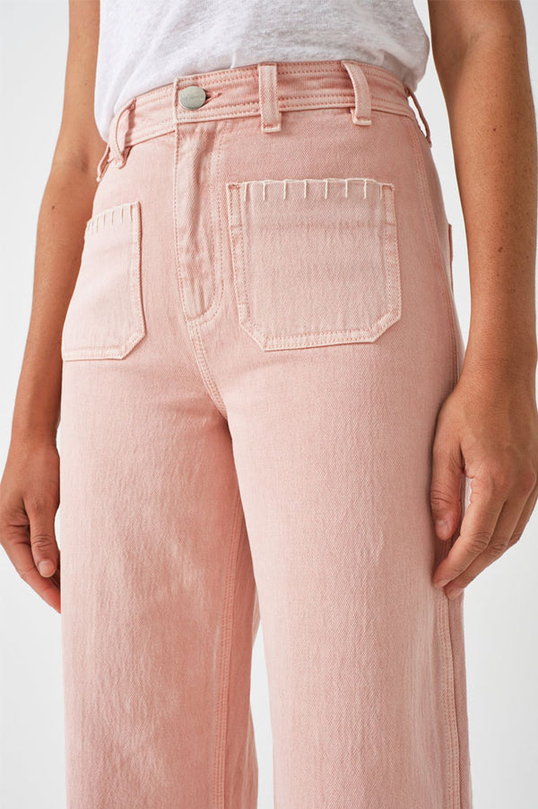 Seventy + Mochi Mabel Patch Pocket Peony Jeans - The Mercantile London