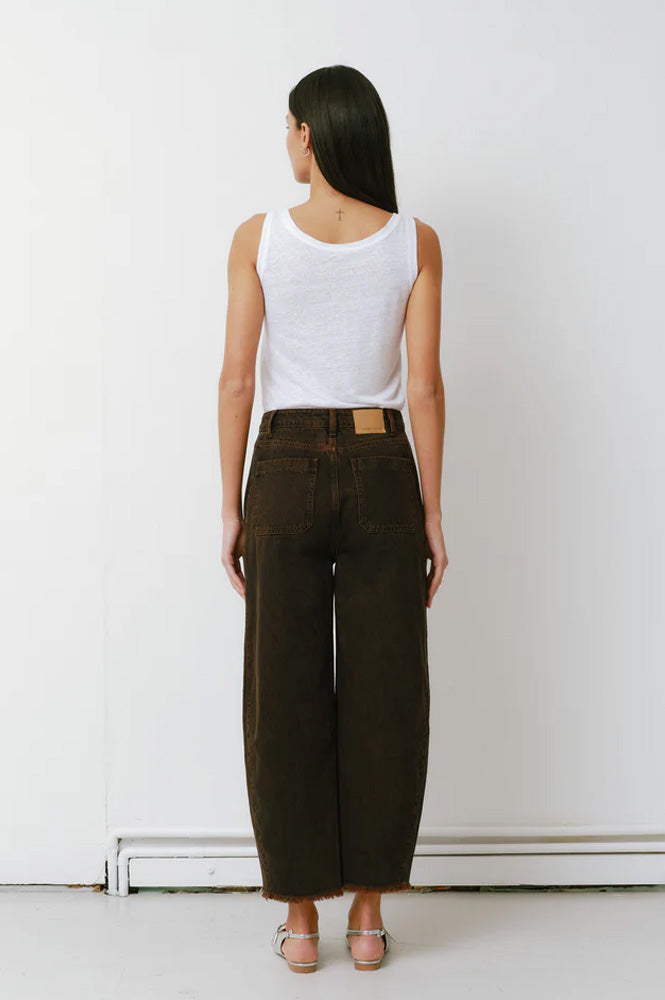 Seventy + Mochi Bo Cacao Barrel Leg Jeans - The Mercantile London