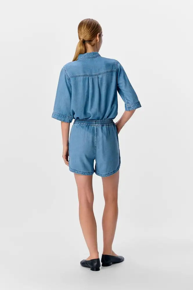 Object Frame Light Blue Denim Shorts - The Mercantile London