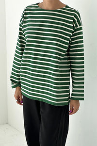 Le Bon Shoppe Marseilles White Stripe On Pine Top