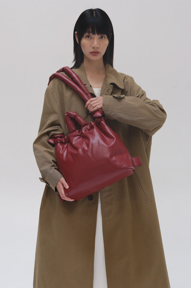 Ölend Ona Cherry Red Vegan Leather Bag - The Mercantile London