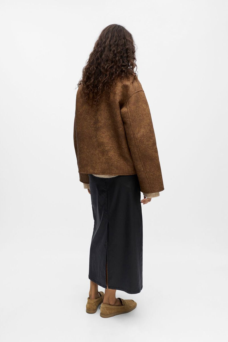 Object Sharri Reversible Teddy Jacket - The Mercantile London