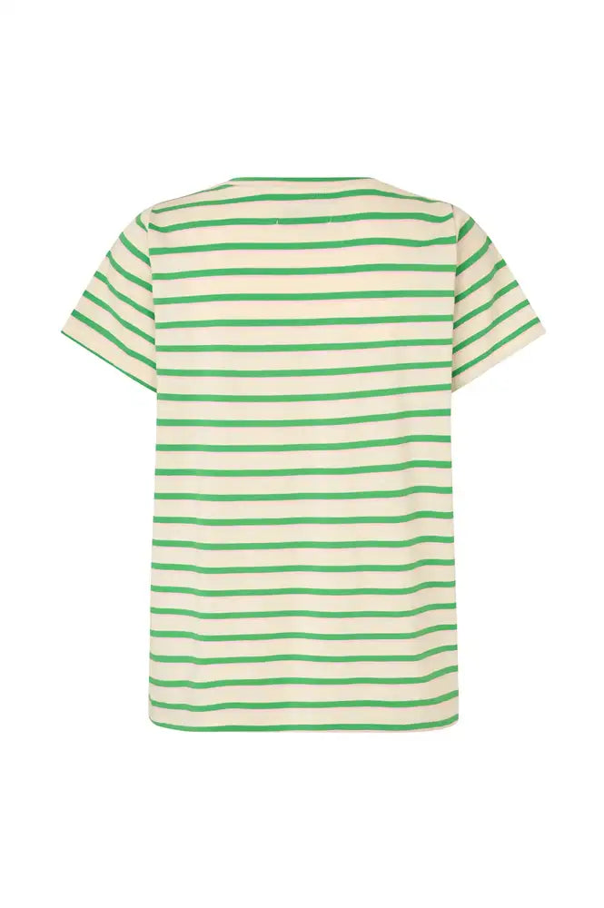 Lolly's Laundry Roma Green Stripe T-Shirt - The Mercantile London