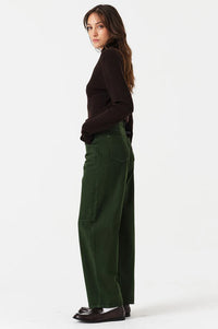 Seventy + Mochi Nina Dark Pine Barrel Leg Jeans - The Mercantile London