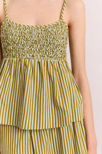 Damson Madder Dinah Basil Stripe Cami Top