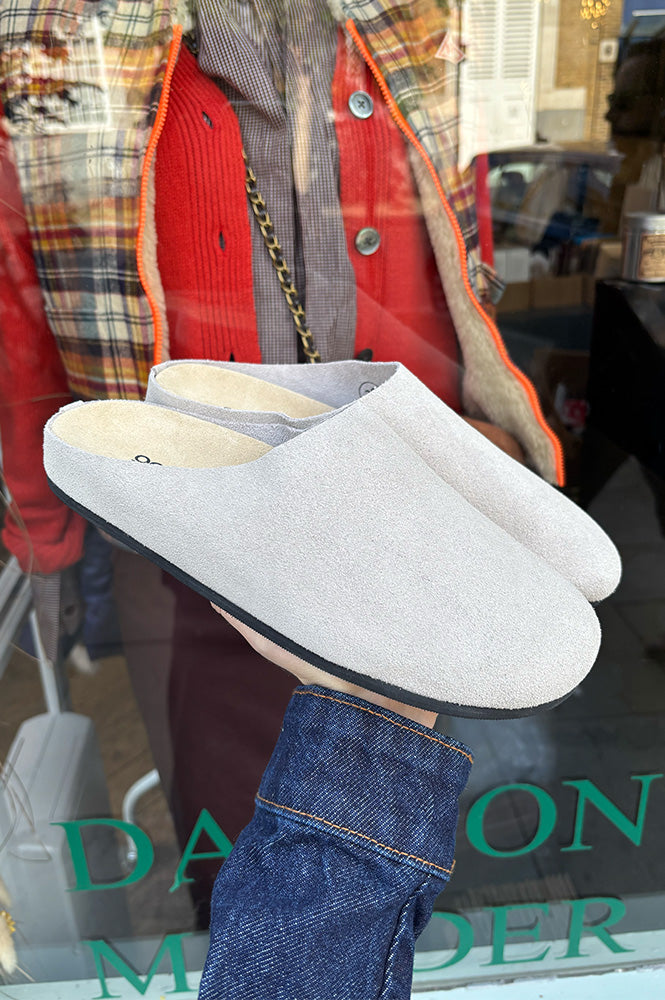 Good News Frankie Grey Mules - The Mercantile London