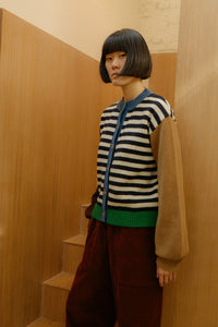 L.F. Markey Eval Cornwall Striped Cardigan