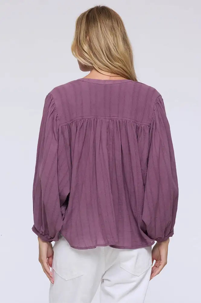 Charlie Joe Sandu Lavender Blouse - The Mercantile London