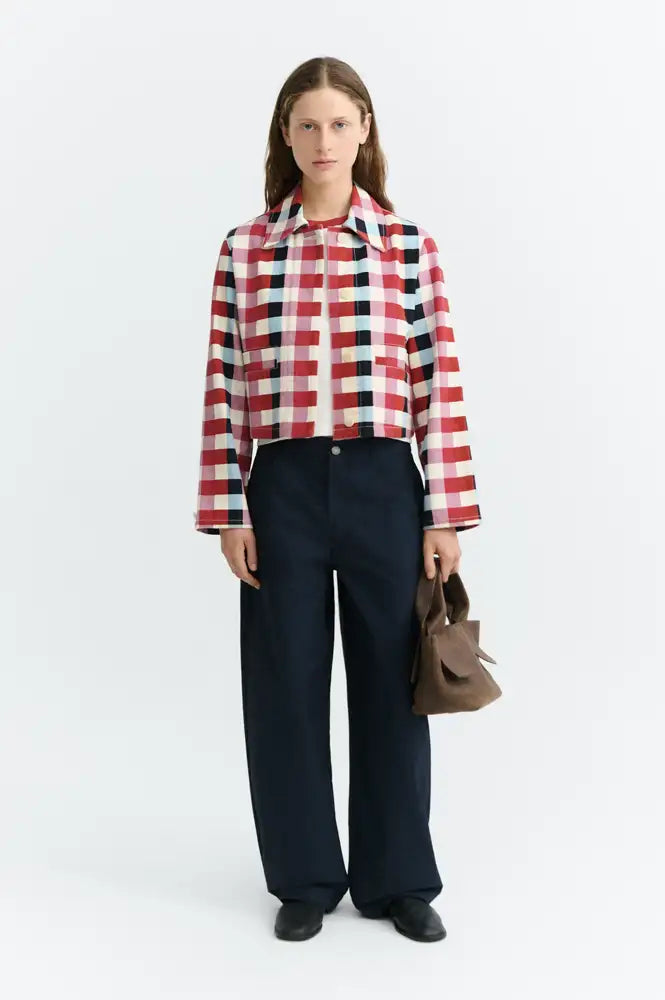 Thinking Mu Astrid Cheshire Checks Jacket
