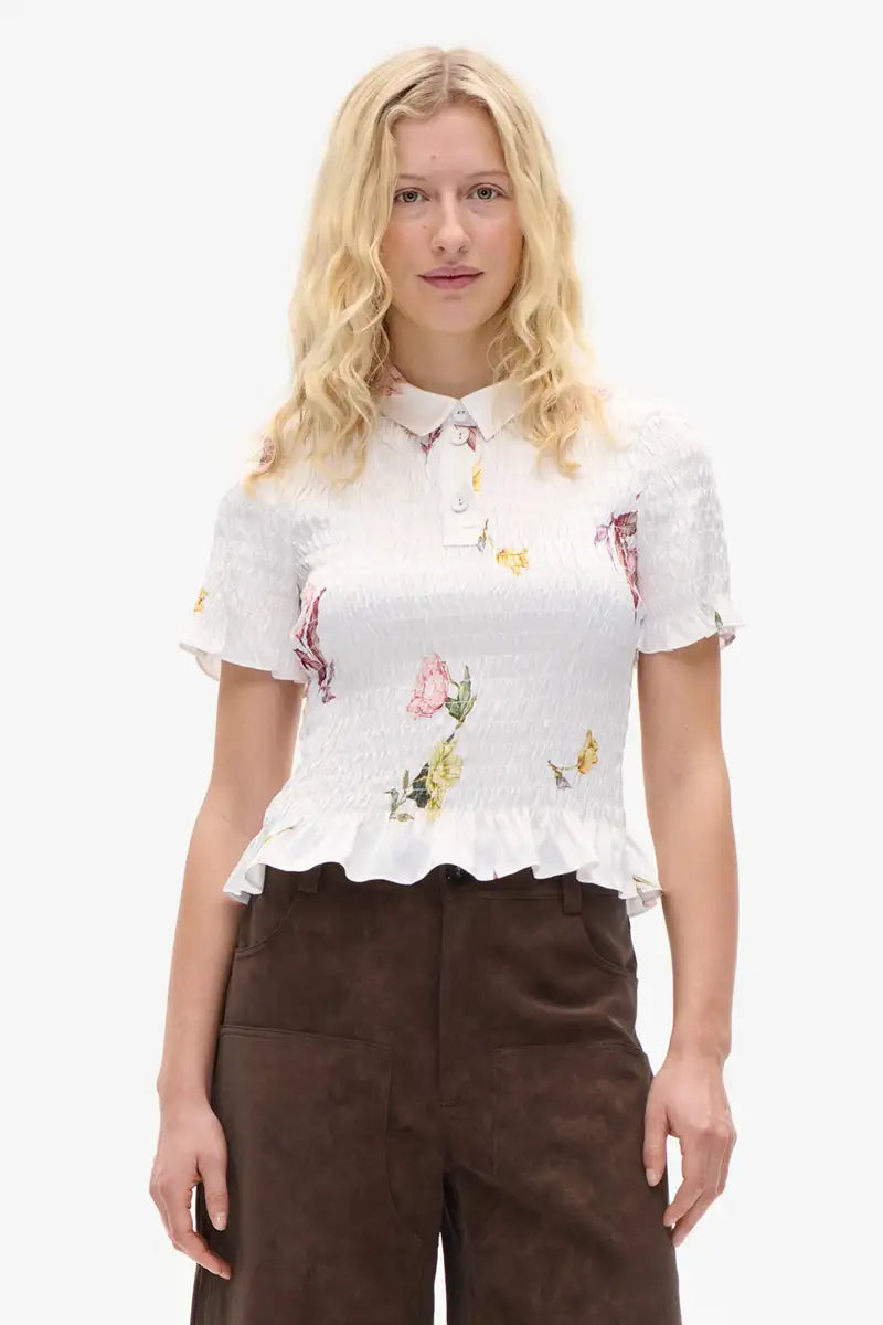 Baum Und Pferdgarten Myka Coconut Tulips Top - The Mercantile London