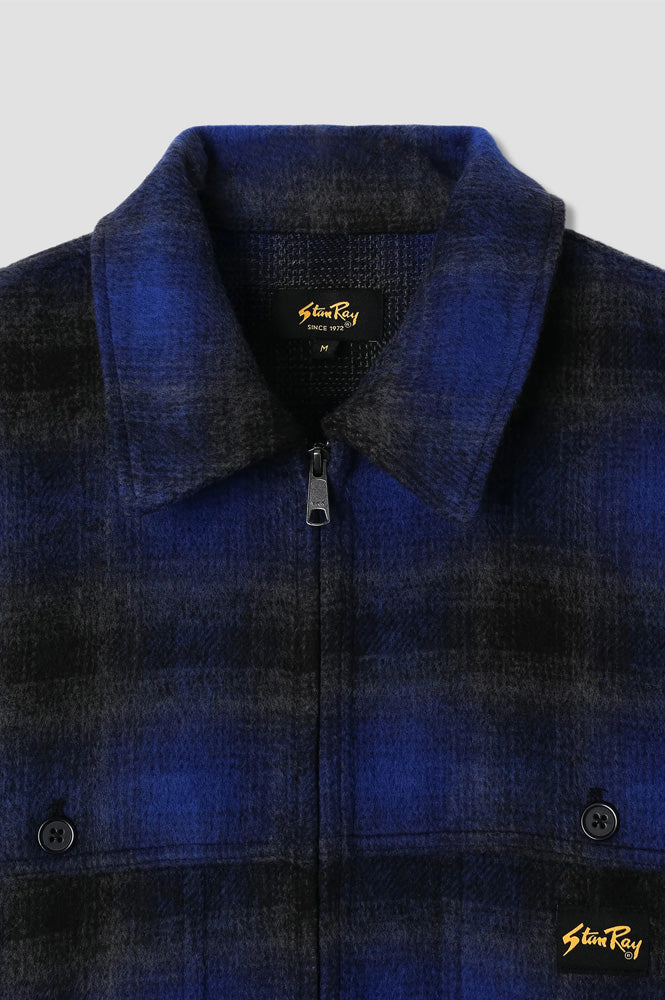Stan Ray Mackinaw Navy Check Jacket - The Mercantile London