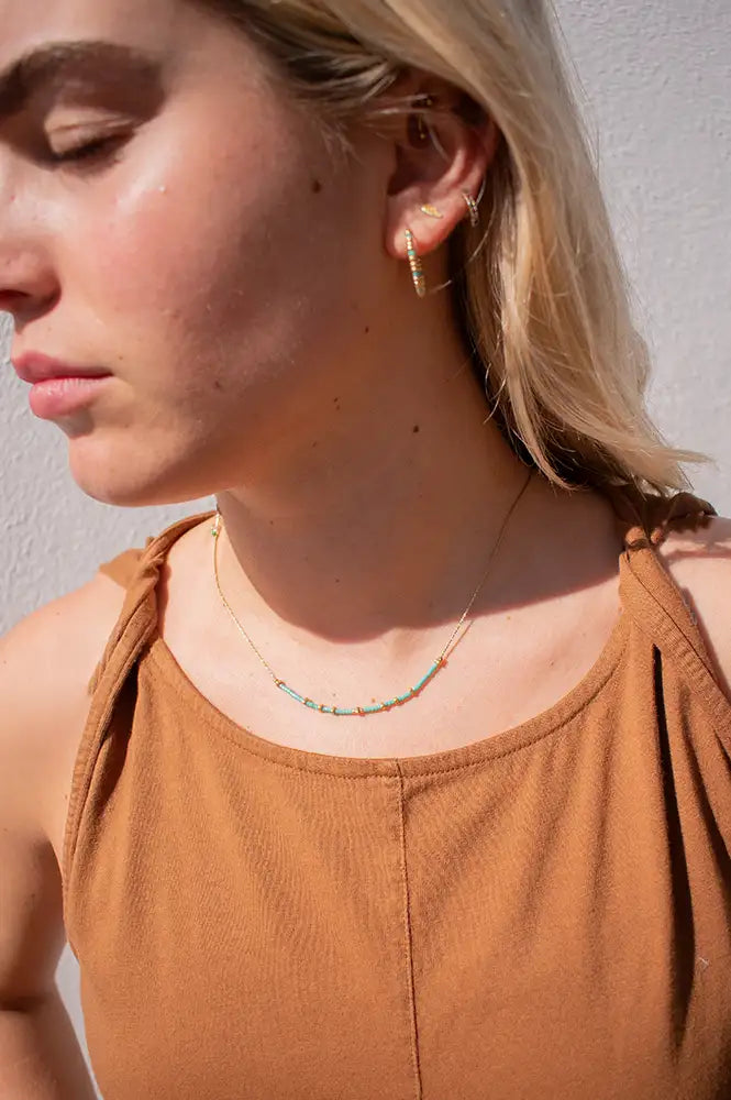 MAAS Turquoise Seren Necklace - The Mercantile London
