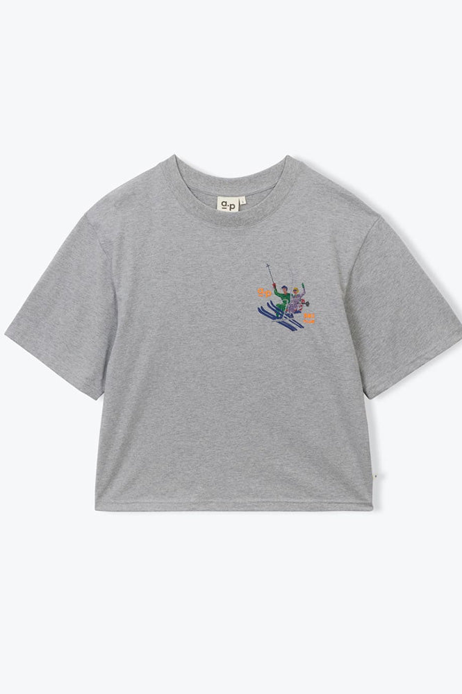 A.P Gaia Ski Club Grey T-Shirt - The Mercantile London