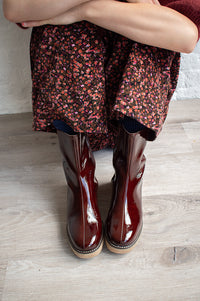 Petite Mendigote Clara Penny Brown Ankle Boots - The Mercantile London