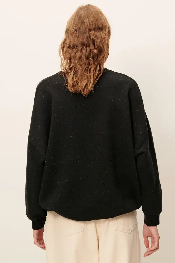 Sessùn Chebbi Black Granite Oversized Sweatshirt