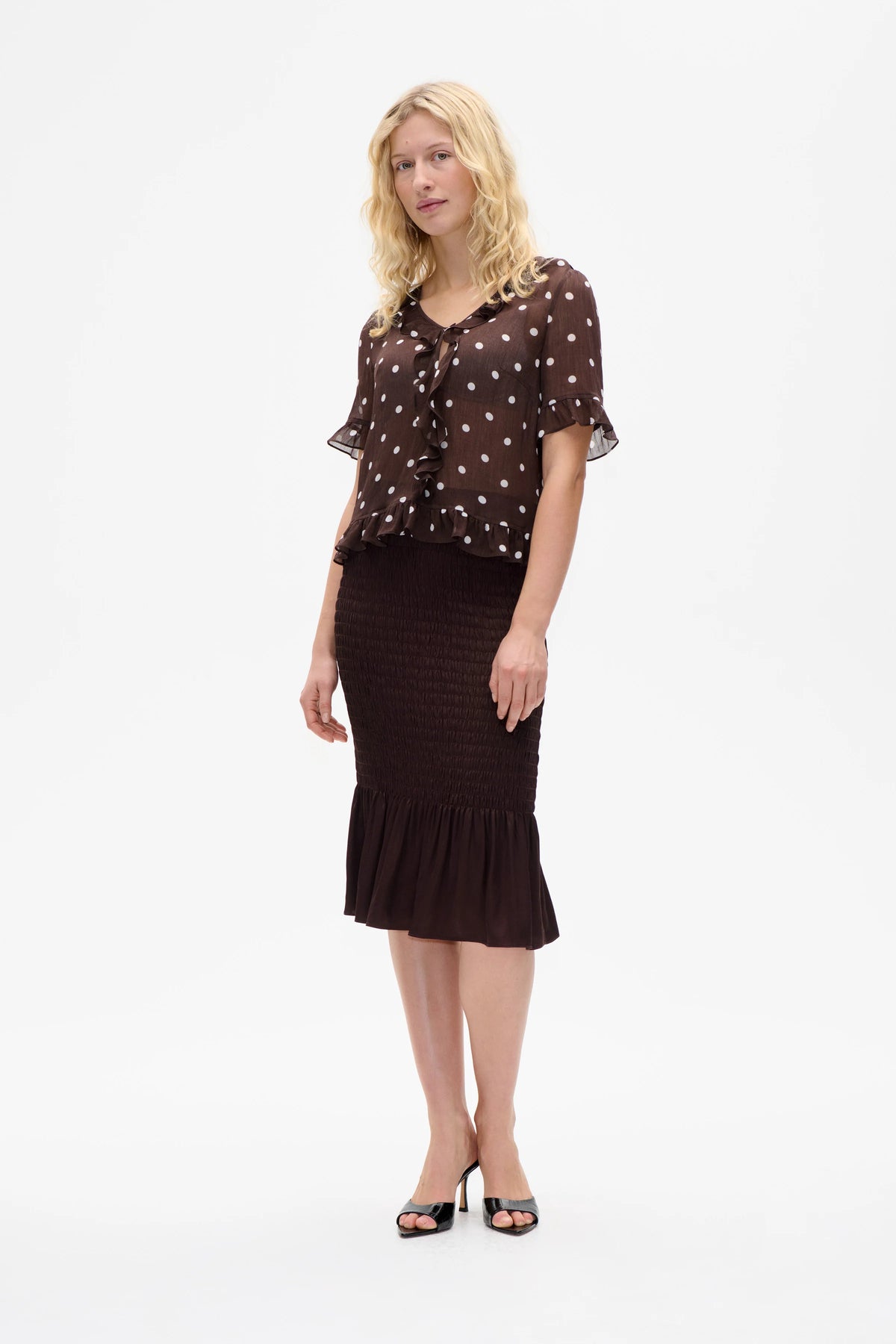 Baum Und Pferdgarten Madicen Coffee Bean Blouse - The Mercantile London