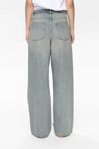 Numph Brooklyn HR Light Tinted Blue Wide Denim Jeans