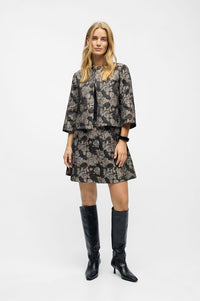 Object Juna Floral Jacquard Jacket - The Mercantile London
