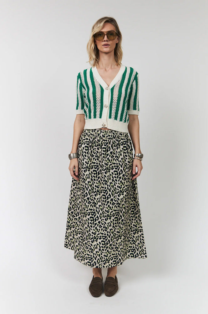 Lolly's Laundry Siva Green Knit Cardigan