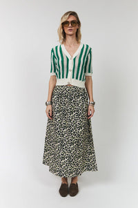 Lolly's Laundry Siva Green Knit Cardigan