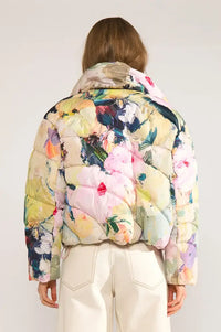 Numph Dagmar Pink Lady Puffer Jacket